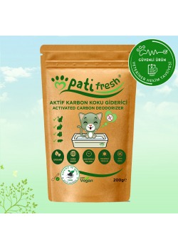 Doğal Aktif Karbon Kedi Kumu Koku Giderici 200 Gr